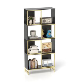4-Tier Storage Shelves, Bookcase Display Storage Shelf Corner Shelf For Small Space