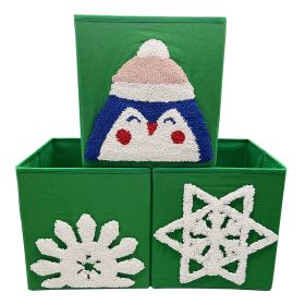 Premium Embroidered Christmas 10.5-inch Organizer 3pcs, Bake The Christmas Spirit