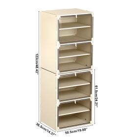 Space-saving Stackable Shoe Racks