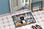 NEW Black Labrador Retriever The Chef Doormat Front Door Mat Indoor Outdoor Rugs for Entryway, Non Slip Washable Low Pile, 18H X 27W