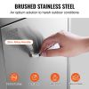 VEVOR Pull Out Trash Drawer 13.4Wx26Hx19.6D Inch Lower Sliding Rails Stainless Steel Roll Out Trash Bin Pull Out Tray Outdoor Kitchen Trash Drawer wit