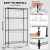 VEVOR Plant Stand with Grow Light, 4 Tier Plant Shelf with 90W Grow Light for Indoor Plants