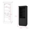 Bar Cabinet Provo, Living Room, Black