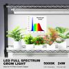 VEVOR DIY Plant Stand with Grow Light, 6-Tier Large Tall Plant Shelf with 192W 5000K Full Spectrum Grow Lights
