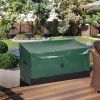 130 Gallon Waterproof Deck Box, Portable Outdoor PVC Storage Box for All Weather, Perfect for Camping Boat Garden Poolside Yard, Green
