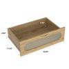 Wood 6 Drawer Dresser for Bedroom, Large Double Dresser with Wide Drawers, Modern Chest of Drawers,Storage Organizer Dresser,Nursery Dresser