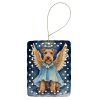 Welsh Terrier My Angel Porcelain Ornament Christmas Tree Hanging Decorations for Home Christmas Holiday, Rectangle, Gift, Multicolor