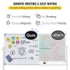 VEVOR Mobile Magnetic Whiteboard, 36 x 24 Inch, Double Sided, 360 Degree Reversible Rolling Dry Erase Board
