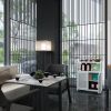 White Large Capacity Bamboo Storage Cabinet Furniture for Bathroom Living Room Bathroom Bamboo Storage Cabinet With Shelves