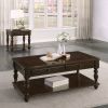 Modern Traditional Style Cocktail Table Lift Top Storage Shelf Espresso Finish Living Room Furniture 1pc