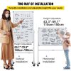 VEVOR Mobile Magnetic Whiteboard, 36 x 24 Inch, Double Sided, 360 Degree Reversible Rolling Dry Erase Board