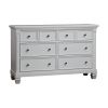Glendale 6 Drawer Dresser Pure White