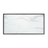Occasional 3pc Tables Set Tempered Glass Top Coffee Table and End Tables Black Metal Frame Living Room Furniture