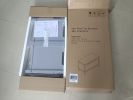 Kids Wooden Toy Box Storage with Safety Hinged Lid for Ages 2+ (Gray)