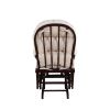 Madison Glider & Ottoman Espresso/Latte