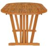 Patio Table 78.7"x39.4"x29.5" Solid Wood Eucalyptus