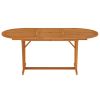 Patio Table 78.7"x39.4"x29.5" Solid Wood Eucalyptus